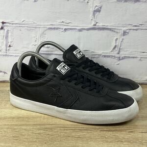 Converse One Star Black Leather Low Top Sneakers